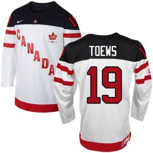 Olympic Hockey Team Canada #19 Jonathan Toews Authentic Weiß 100th Anniversary